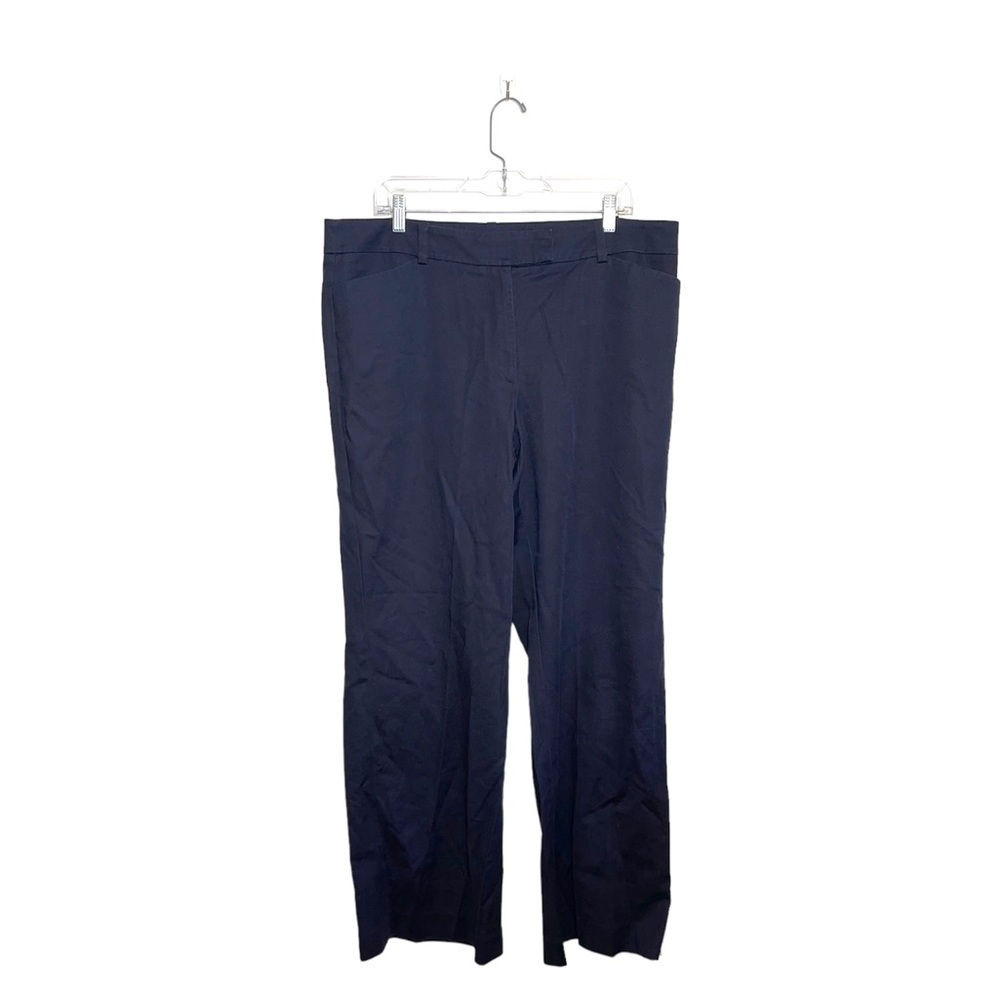 Ann Taylor Factory Signature Navy Blue Bootcut Dress Pants 16 Women’s